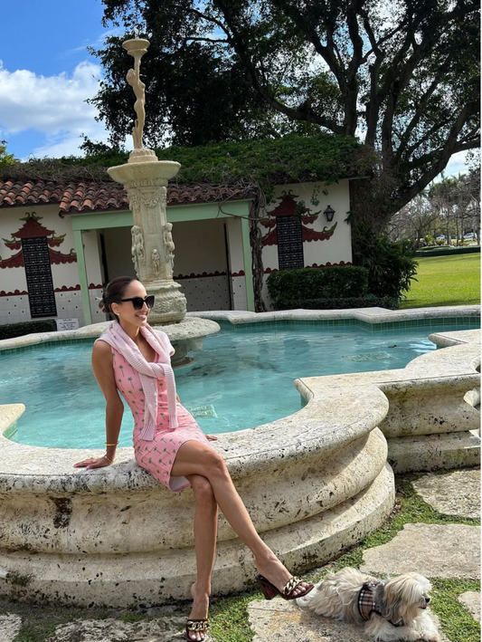 3348oh all-over print dress — Palm Beach style product photo