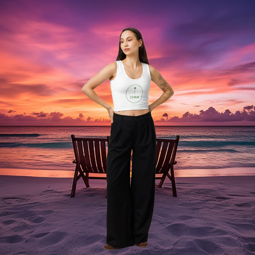 3348oh Cotton crop top