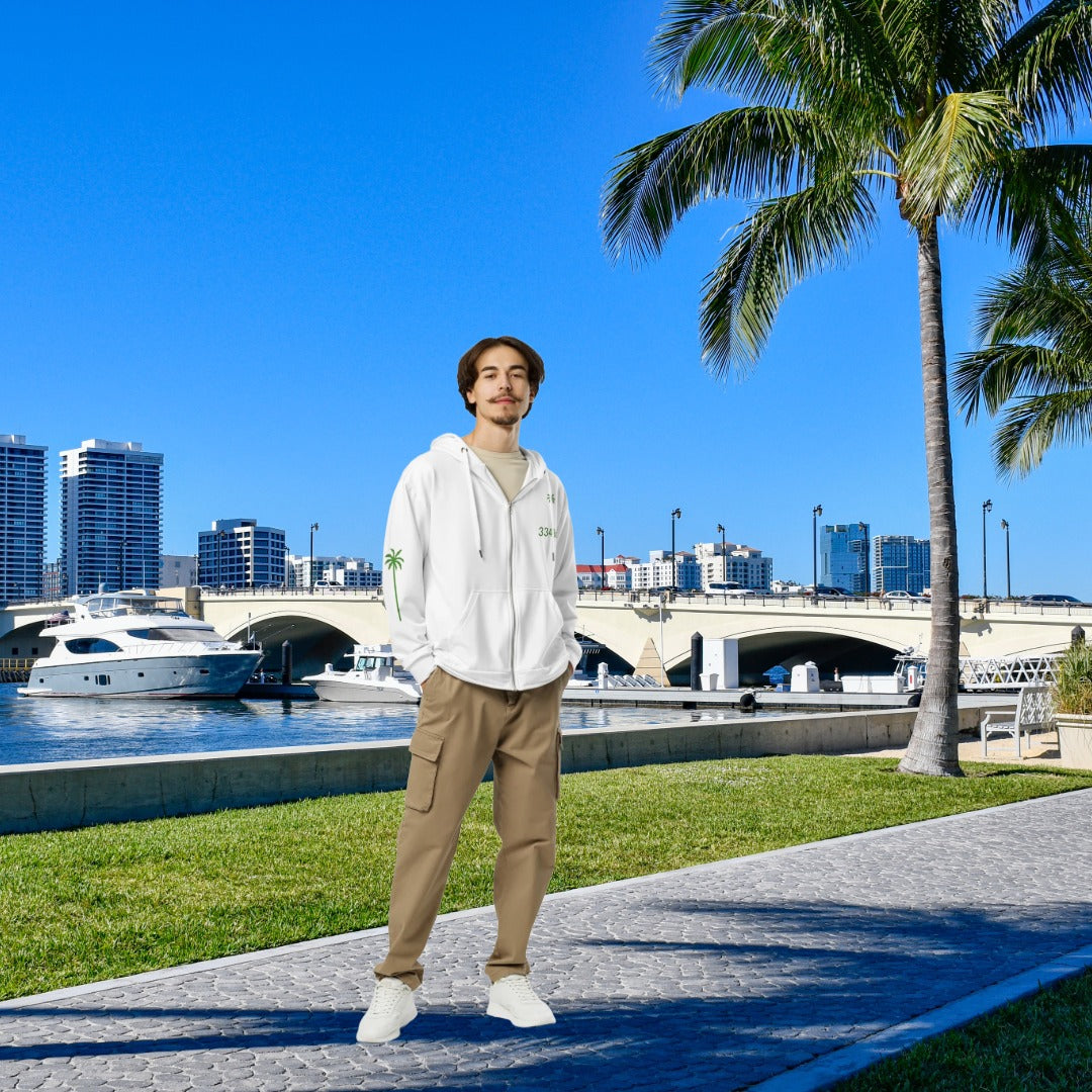 3348oh zip hoodie — Palm Beach style product photo
