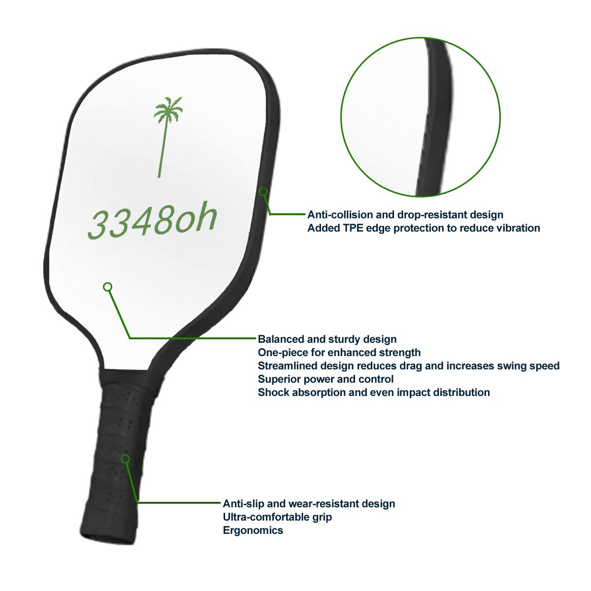 3348oh Pickleball Paddle