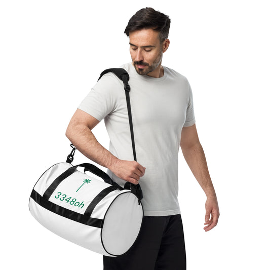 3348oh Gym Bag – Water-Resistant Polyester Duffel with Pockets
